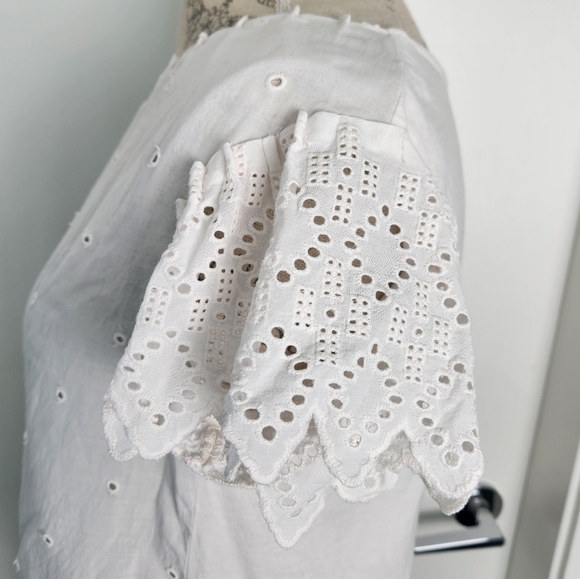 French Crochet Lace Top - Picture 3 of 10